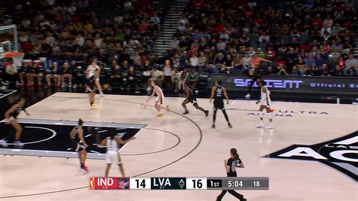 413K views · 2.1K reactions | The Las Vegas Aces put together a complete team effort to take down the Indiana Fever, 99-80 Four Aces' scored in double-figures in the win at home led by A'ja Wilson's 29 PT, 15 REB double-double #WelcomeToTheW | WNBA | Facebook