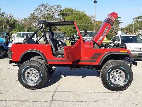 1984 Jeep CJ7 Red EZCustom4x4.com
