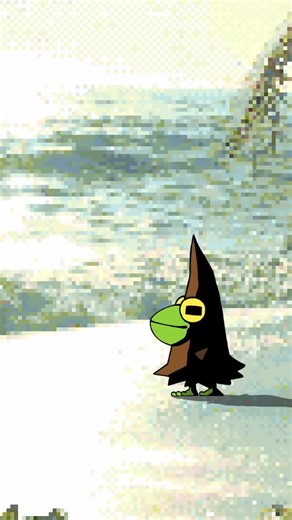 A calm moment with the Frog Wizard #calm #vibe #calming #waves #relax