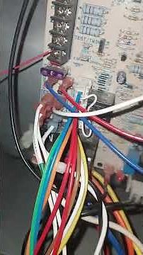 Wire up a furnace thermostat and air conditioner control wires 24 volts.