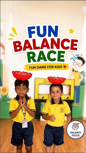 1 Minute Easy Balance Game for Preschool Kids | Nursery Activity