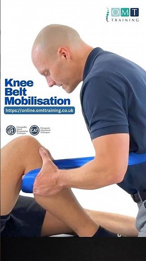 Knee Belt Mobilisation Technique #osteopathy #kneepain #manualtherapy