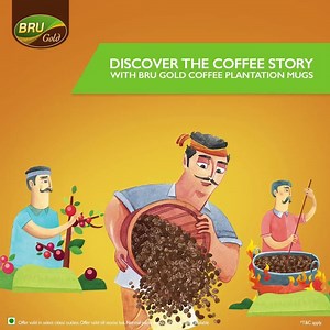 408K views · 6.2K reactions | Every cup of Bru Gold has a story to tell. Discover its rich origin with the Coffee Plantation Edition Mugs. | Bru Coffee | Facebook