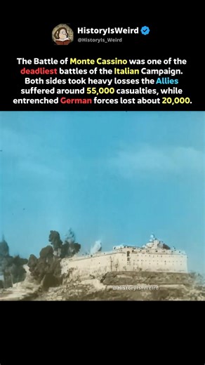 Monte Cassino: One of WWII’s Deadliest Battles #shorts