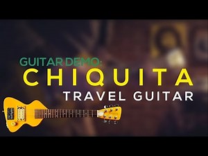 'Marty McFly' Yellow Erlewine Chiquita Travel Guitar