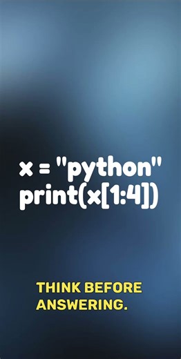 Python Output Quiz ❌ | Most Beginners Get This Wrong (String Slicing) #coding #quiz