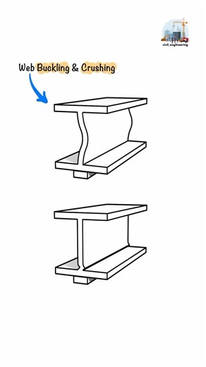 Civil Engineering | Web Buckling and Web Crushing. #steel #steelstructure #steelstructures #steelframing #steelstructurebuilding #civilengineering #structure... | Instagram