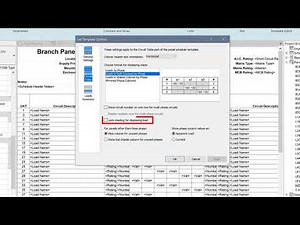 Revit 2022: Auto-shading in Two-column Panel Schedule