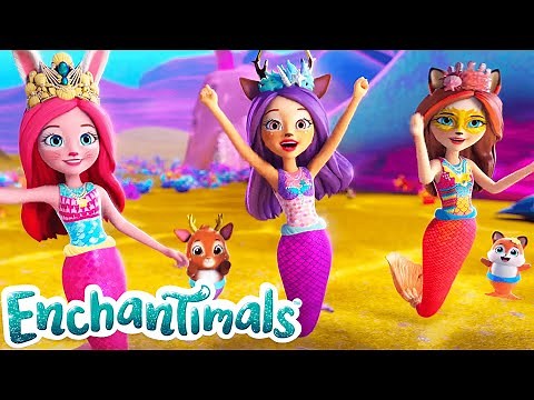 Enchantimals Royals Ocean Kingdom | Bree, Danessa, & Felicity's Ultimate Mermaid Makeover!🧜‍♀️ Ep. 1