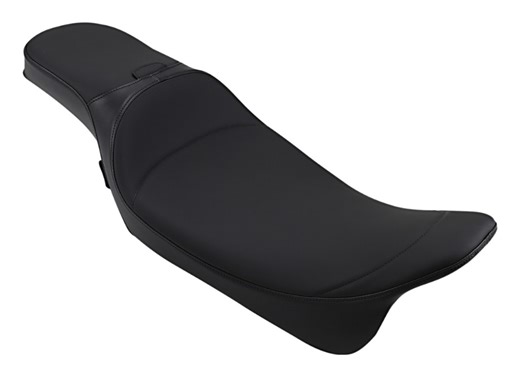 Drag Specialties Backrest Compatible Extended Reach Predator 2-Up Seat For Harley Touring 2008-2025