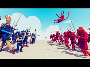 DYNASTY TEAM vs MEDIEVAL TEAM | TABS Totally Accurate Battle Simulator