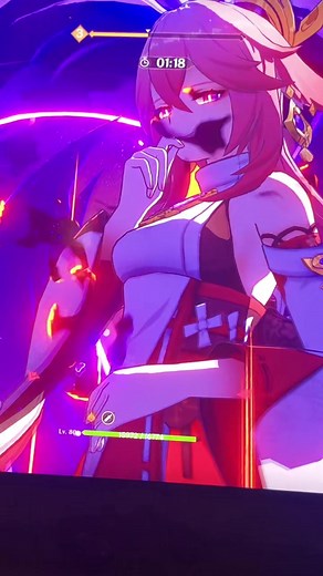 Do you have Yae? Are you happy you rolled? #yaemiko #vibrocrystalresearch #genshindomain #genshinfight