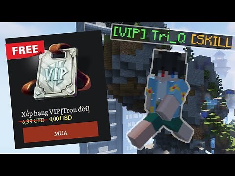 Cách nhận rank Vip Hypixel miễn phí