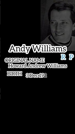 【visit to a grave】Andy Williams【Famous Memorial】#rip #gravestones