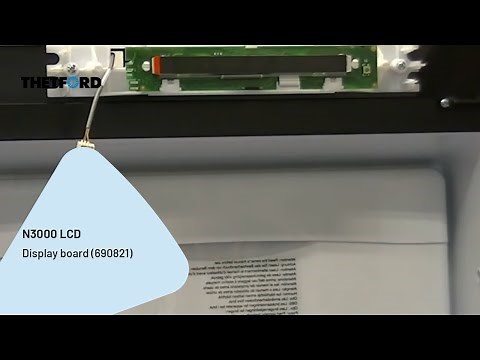 N3000 | LCD | Display board replacement (690821) | Absorption fridge | Repair instructions