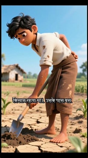 Ramu Naam ka Garib Kisan 😔😭#cartoon #hindistories #kahaniya #ai