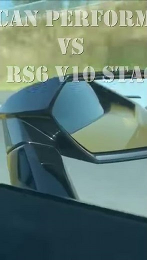 Lamborghini Huracan Performante VS Audi RS6 DVX Performance Belgium