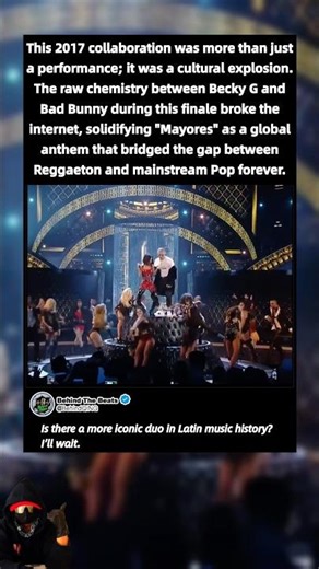The Most Iconic Duo in Latin Music History? #BeckyG #BadBunny #Mayores #LatinMusic #MusicHistory