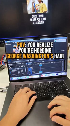 HAIR FROM GEORGE WASHINGTON! 🤯 This 2020 HA Historic DNA POTUS Hair Sample University Archives Set George Washington Relic Card (#03/27) - CGC NM-MT 8 is available now in our Fall Historical Memorabilia Auction. Bid now: https://bit.ly/43f2X6d | Goldin