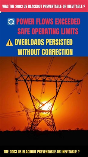 Was the 2003 US Blackout Preventable Or Inevitable#GridMind#2003USBlackout#PowerSystem#GridStability