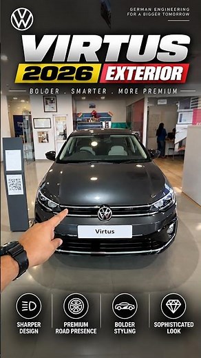 VW Virtus 2026 Looks 🔥 Ye Sedan Itni Premium? 😳