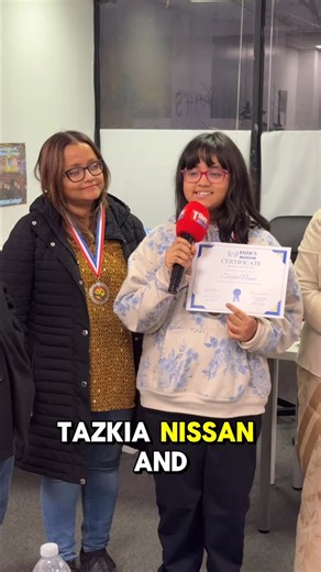 Khan’s Tutorial on Instagram: "✨ Meet Tazkia N., one of our remarkable award recipients at Khan’s Tutorial Jackson Heights. 🌍 Growing up in Jackson Heights, one of the most diverse communities in Queens, Tazkia has been shaped by a neighborhood where countless cultures, languages, and stories intersect every day. That vibrant environment has fueled her curiosity, broadened her perspective, and inspired her to aim higher. 💬 At AwardsMania, Tazkia shares what motivated her throughout her journey