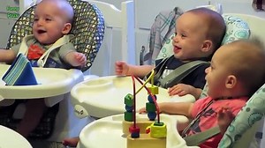 Funny Triplet Babies Laughing Compilation 2014