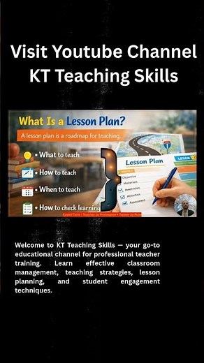 Lesson Planning Basics | Why Every Teacher Needs a Lesson Plan | Teacher Training Session