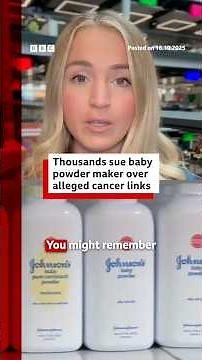 Thousands in UK sue Johnson & Johnson over talcum powder cancer risks. #TalcumPowder #BBCNews
