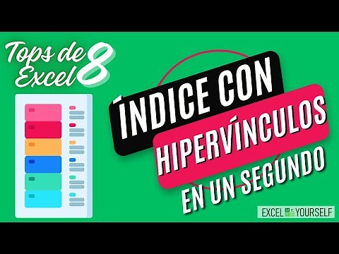 Crea un índice a partir de Hojas con hipervínculos automáticos y VBA en segundos | Tops de Excel #8