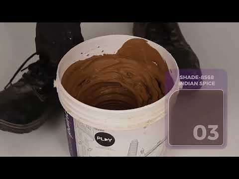 Asian Paints Royale Play Luxe Marmarino Multitone Application