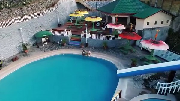 PESCINA POOL IS FINALLY OPEN! 🫶🏻 Chill by the pool while you enjoy the majestic view of Taal Lake! LFG 💦☀️ Message us for bookings/reservations! | La Virginia Hotel & Resort