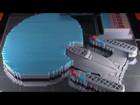 Time Lapse - 3D print - USS Enterprise (NCC-1701-D)