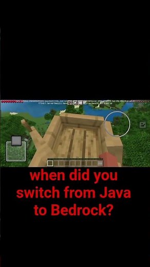 when did you switch from Java to Bedrock?