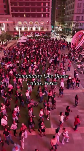Community Line Dance Event in Dallas, Texas