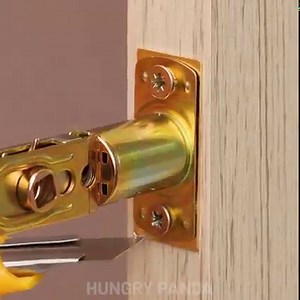 How To Install a Door Lock | Hungry Panda