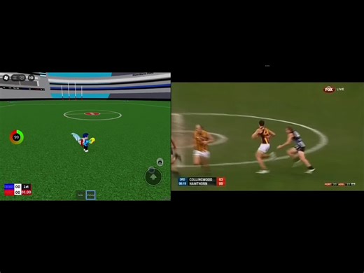Recreate AFL best goals part 23 #AFL #fyp #CapCut #roblox