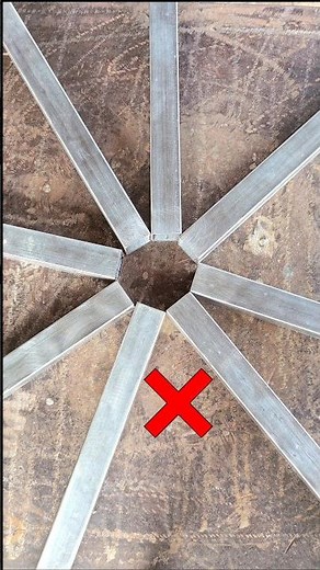Novice welders are unaware of this joint connection for square pipes.