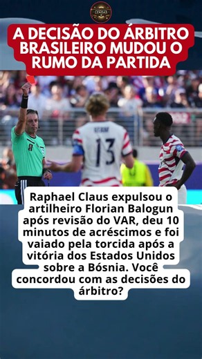 RAPHAEL CLAUS EXPULSA BALOGUN E É VAIADO NA COPA DO MUNDO