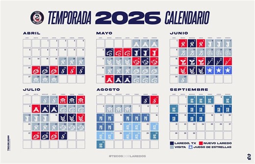 Tecolotes Dos Laredos 2026 schedule: full Mexican Baseball League matchups