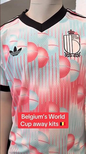 Belgium just dropped their away kits for the 2026 FIFA World Cup 👊