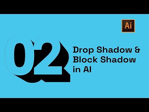 How to Make Drop Shadow and Block Shadow in Adobe Illustrator