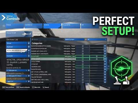 MSFS 2024 Helicopter Control Settings & WinWing Ursa Minor Configuration