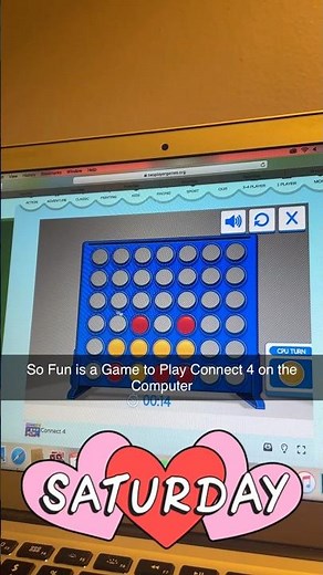 So Fun is a Game to Play Connect 4 on the Computer