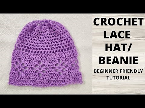 Crochet Summer Hat | Crochet Easy Hat | Crochet Beanie | All sizes Easy Beginner Friendly Tutorial