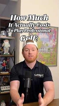 How much does it cost to play professional golf?