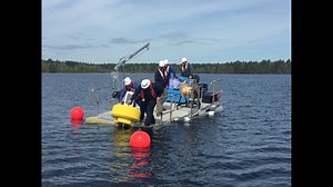 Sebago Lake Buoy launched to track temperature, algae, water quality in real-time