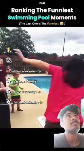 Ranking the Funniest Swimming Pool Moments 😂🤣