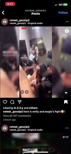 Emily and magic fight video👊