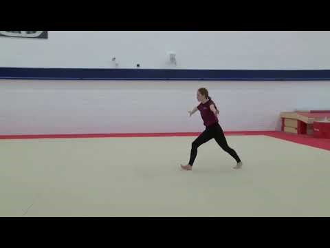 Cat leap with full turn